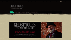 What Ghosttoursofanchorage.com website looked like in 2019 (5 years ago)