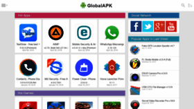 What Globalapk.me website looked like in 2019 (5 years ago)
