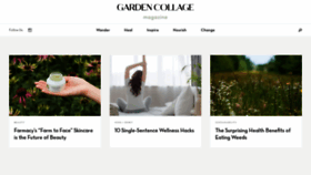 What Gardencollage.com website looked like in 2019 (5 years ago)