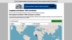 What Gps-latitude-longitude.com website looked like in 2019 (5 years ago)