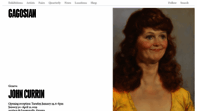 What Gagosian.com website looked like in 2019 (5 years ago)
