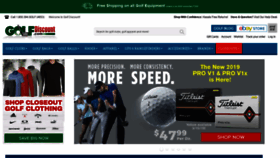 What Golfdiscount.com website looked like in 2019 (5 years ago)