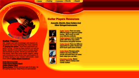 What Guitar-player-resources.com website looked like in 2019 (5 years ago)