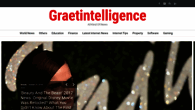 What Graetintelligence.com website looked like in 2019 (5 years ago)