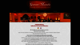 What Garam-masala.de website looked like in 2019 (5 years ago)