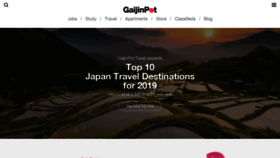 What Gaijinpot.com website looked like in 2019 (5 years ago)