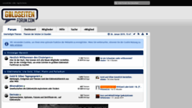 What Goldseiten-forum.de website looked like in 2019 (7 years ago)