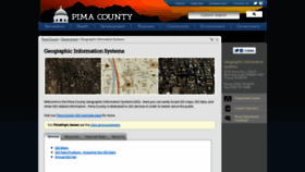 What Gis.pima.gov website looked like in 2019 (5 years ago)