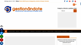 What Gestionandote.org website looked like in 2019 (5 years ago)