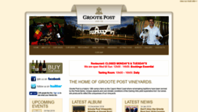 What Grootepost.co.za website looked like in 2019 (5 years ago)