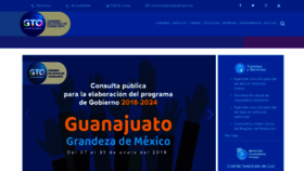 What Guanajuato.gob.mx website looked like in 2019 (7 years ago)