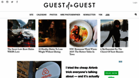 What Guestofaguest.com website looked like in 2019 (5 years ago)