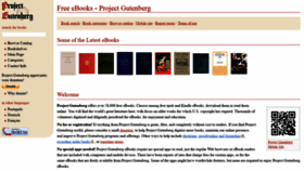 What Gutenberg.org website looked like in 2019 (5 years ago)