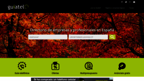 What Guiatel.es website looked like in 2019 (5 years ago)