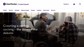 What Grantthornton.co.uk website looked like in 2019 (5 years ago)