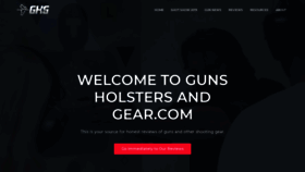 What Gunsholstersandgear.com website looked like in 2019 (5 years ago)