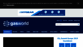 What Gasworld.com website looked like in 2019 (5 years ago)