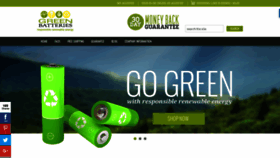 What Greenbatteries.com website looked like in 2019 (5 years ago)