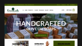 What Greencastlesoap.com website looked like in 2019 (5 years ago)
