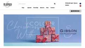 What Gibsongifts.com.au website looked like in 2019 (5 years ago)