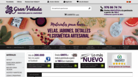 What Granvelada.com website looked like in 2019 (5 years ago)