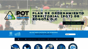 What Gobiernobogota.gov.co website looked like in 2019 (5 years ago)