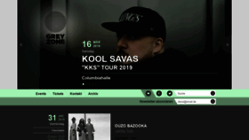 What Greyzone-concerts.de website looked like in 2019 (5 years ago)