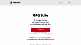 What Gpgtools.org website looked like in 2019 (5 years ago)