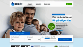 What Gas.de website looked like in 2019 (5 years ago)