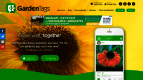 What Gardentags.com website looked like in 2019 (5 years ago)