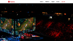 What Garena.my website looked like in 2019 (5 years ago)