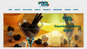 What Gelatovinto.com website looked like in 2019 (5 years ago)