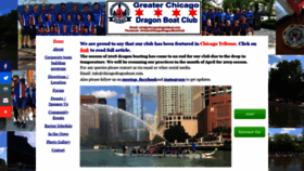 What Greaterchicagodragonboatclub.org website looked like in 2019 (5 years ago)