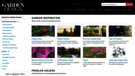 What Gardendesign.com website looked like in 2019 (5 years ago)