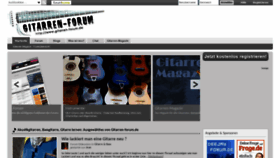 What Gitarren-forum.de website looked like in 2019 (5 years ago)