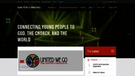 What Globalyoungpeople.org website looked like in 2019 (5 years ago)