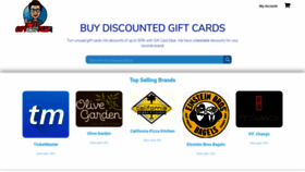 What Giftcarddeal.com website looked like in 2019 (5 years ago)