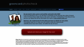 What Greencardphotocheck.com website looked like in 2019 (5 years ago)