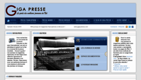 What Giga-presse.com website looked like in 2019 (5 years ago)