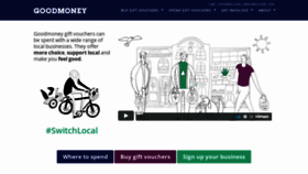 What Goodmoney.co.uk website looked like in 2019 (5 years ago)