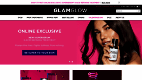 What Glamglow.com website looked like in 2019 (5 years ago)