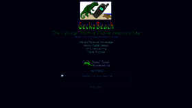What Geckobeach.com website looked like in 2019 (5 years ago)