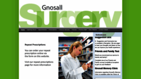 What Gnosallsurgery.co.uk website looked like in 2019 (5 years ago)