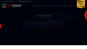 What Gapinfotech.com website looked like in 2019 (5 years ago)