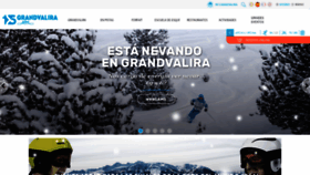 What Grandvalira.com website looked like in 2019 (5 years ago)