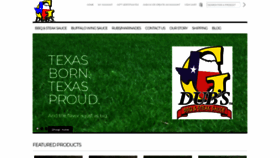 What Gdubsauces.com website looked like in 2019 (5 years ago)