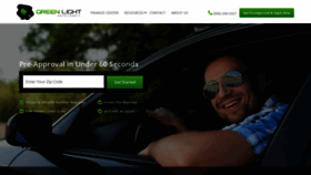 What Greenlightautocredit.com website looked like in 2019 (5 years ago)