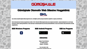 What Gumuskale.com.tr website looked like in 2019 (5 years ago)