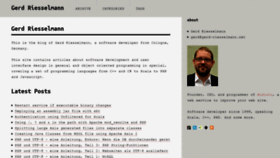 What Gerd-riesselmann.de website looked like in 2019 (5 years ago)