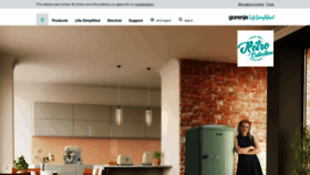 What Gorenje.co.uk website looked like in 2019 (5 years ago)
